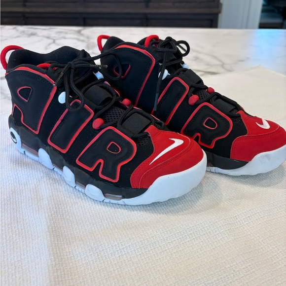 Nike Other - Nike Mens Air More Uptempo Black and Red Shoes